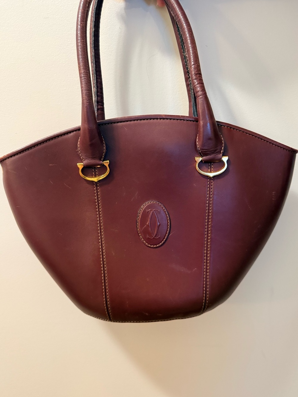 *Authentic* Cartier - Vintage Leather Bag w/ COA